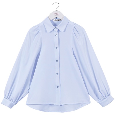 Блузка школьная Deloras 63982C голубой 01